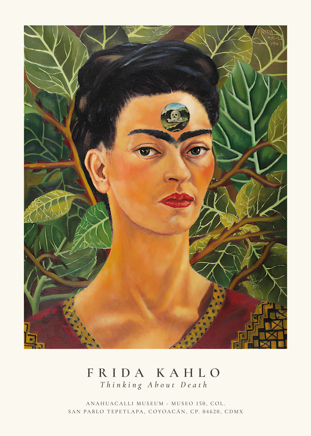 Frida Kahlo, Thinking About Death 