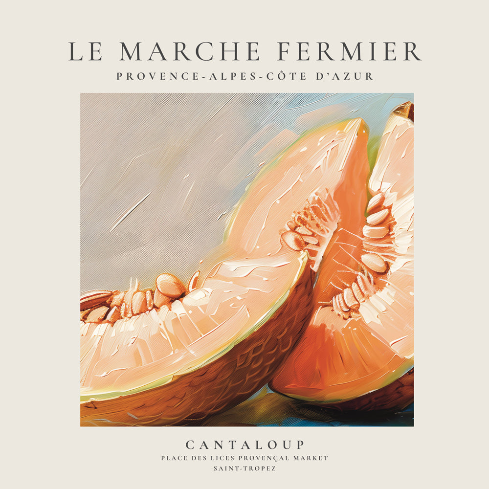 Le marche fermier - cantaloup  - SQUARE