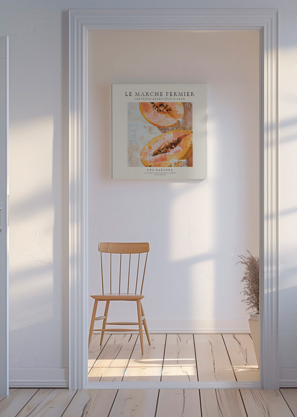 Le marche fermier - LES PAPAYES  - SQUARE