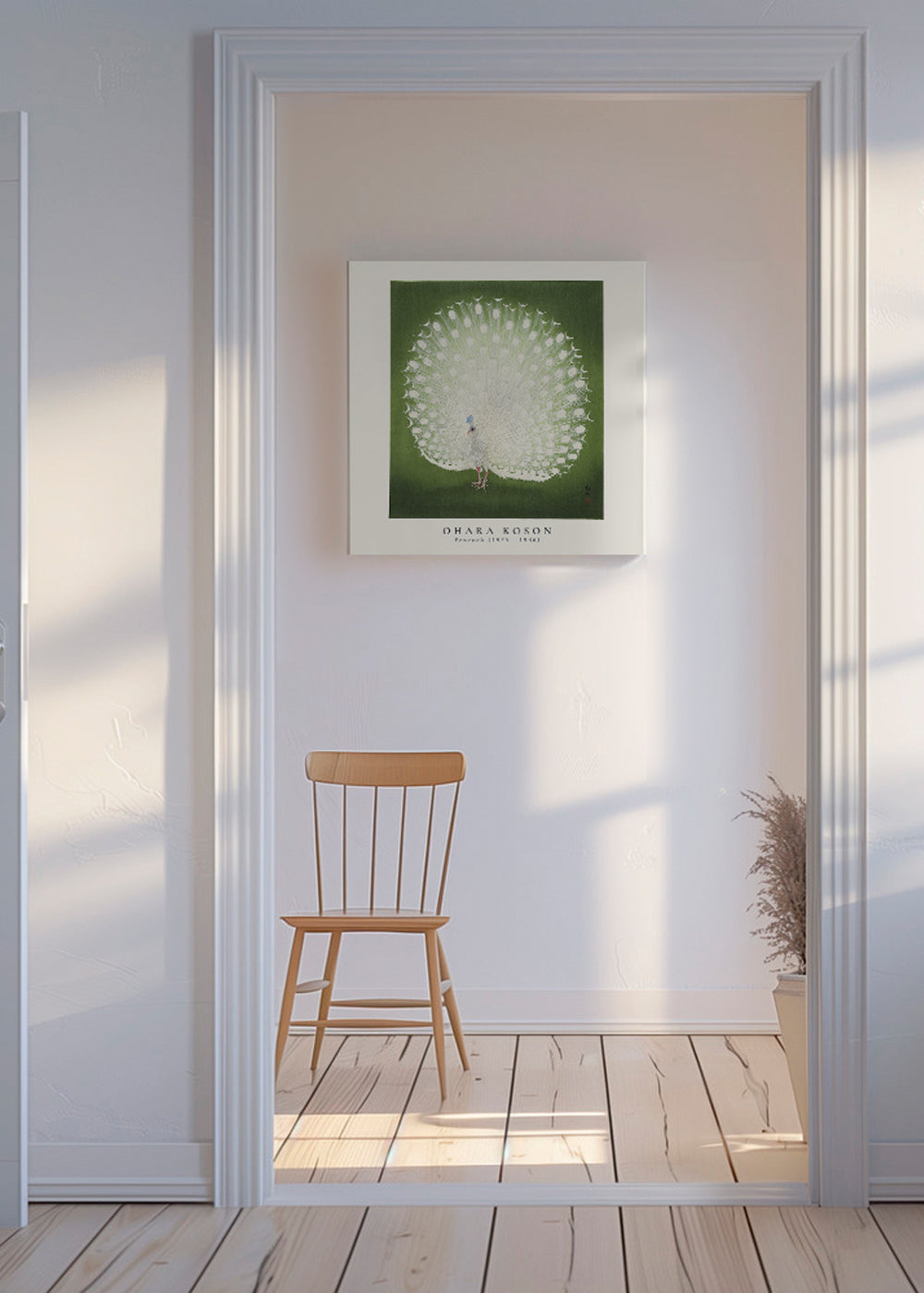 Ohara Koson, Peacock - SQUARE