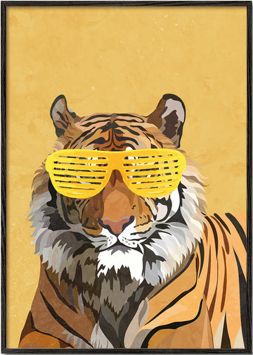 Hip hop tiger yellow