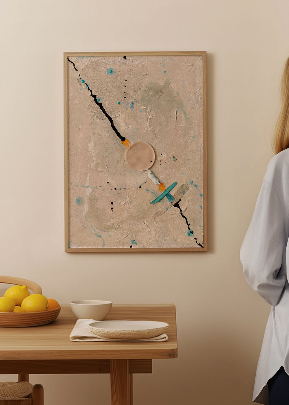 Abstract artwork Linea de Vida I