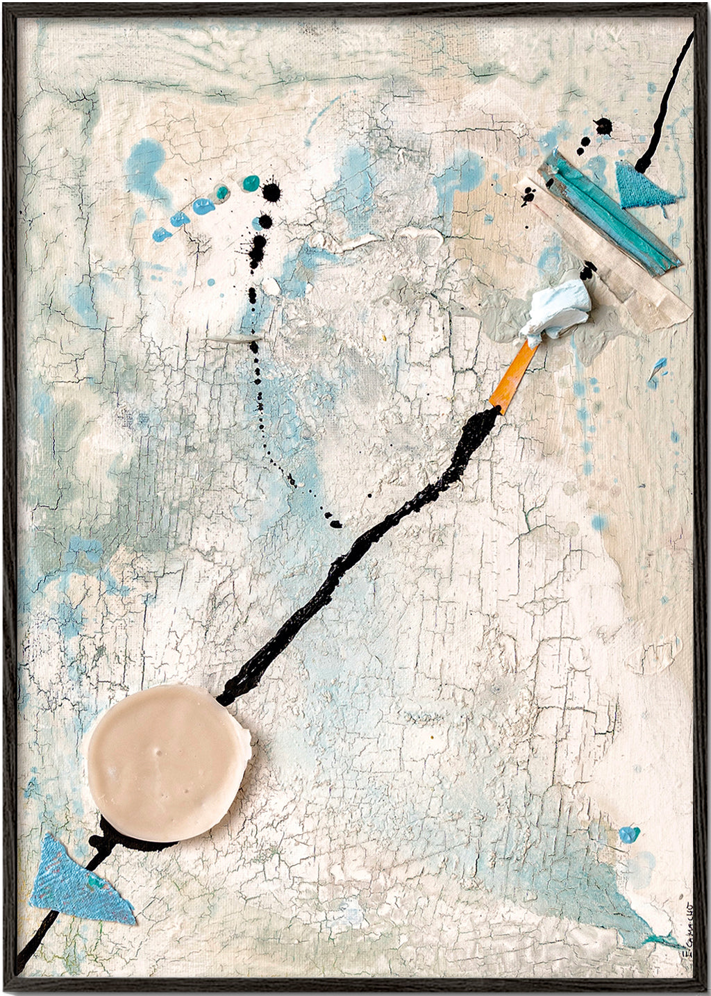 Abstract artwork Linea de Vida III