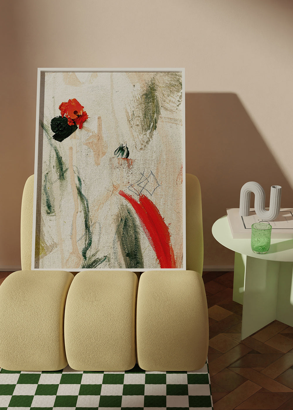 Abstract artwork Mediterranean