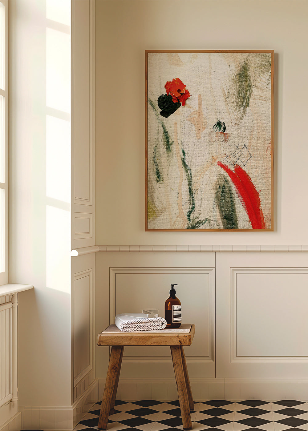 Abstract artwork Mediterranean