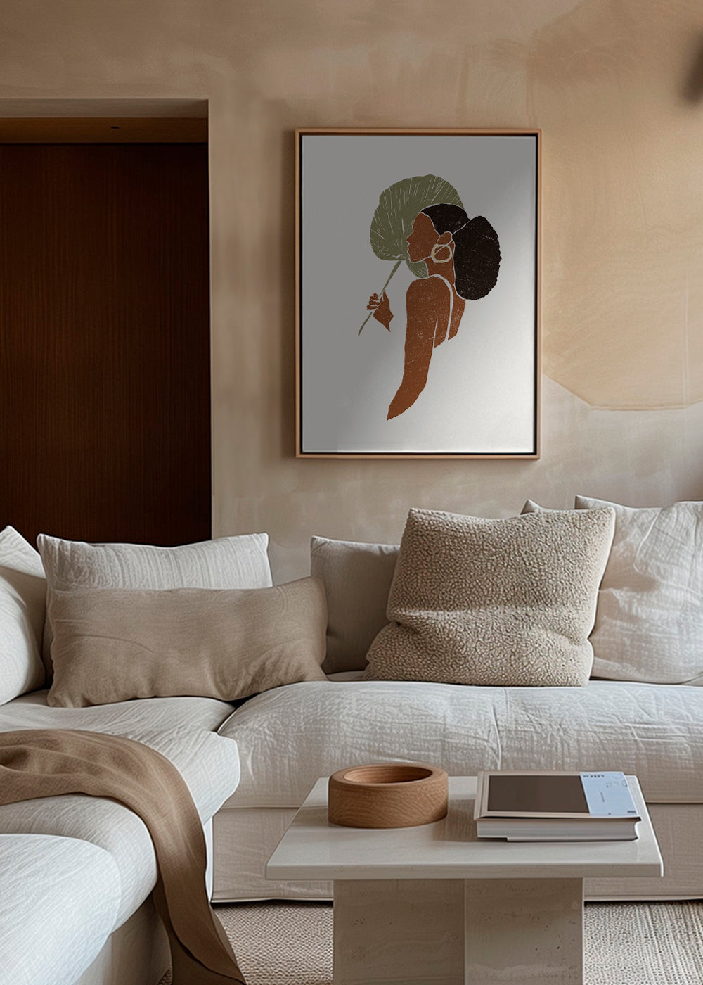 Boho Palmetto Fan Leaf I