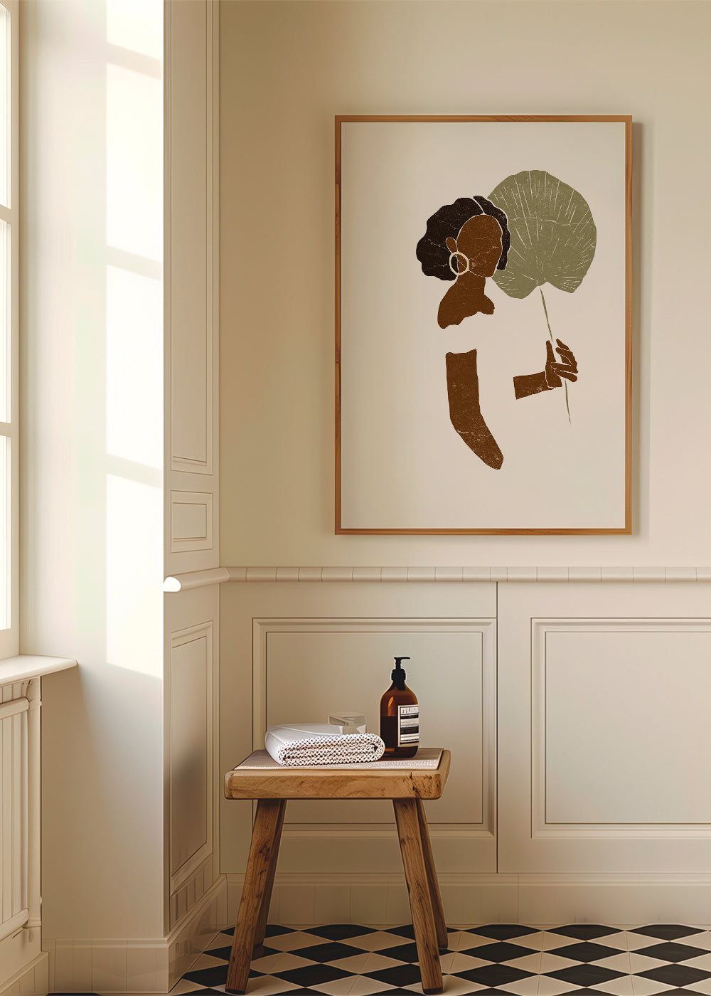 Boho Palmetto Fan Leaf III