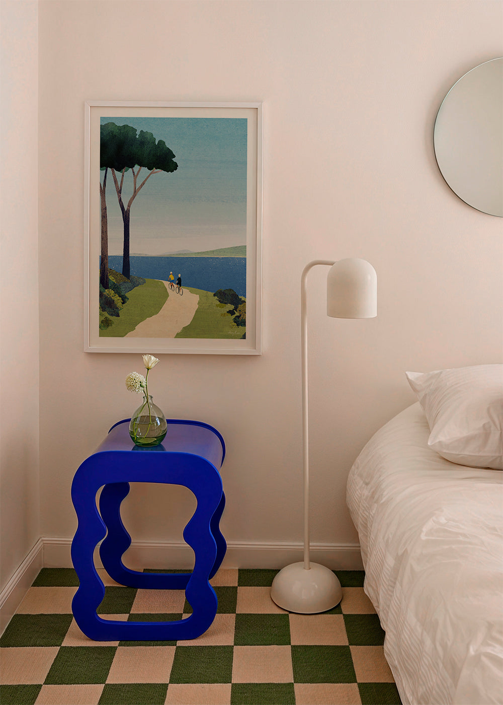 Landscape art Cycling by the sea