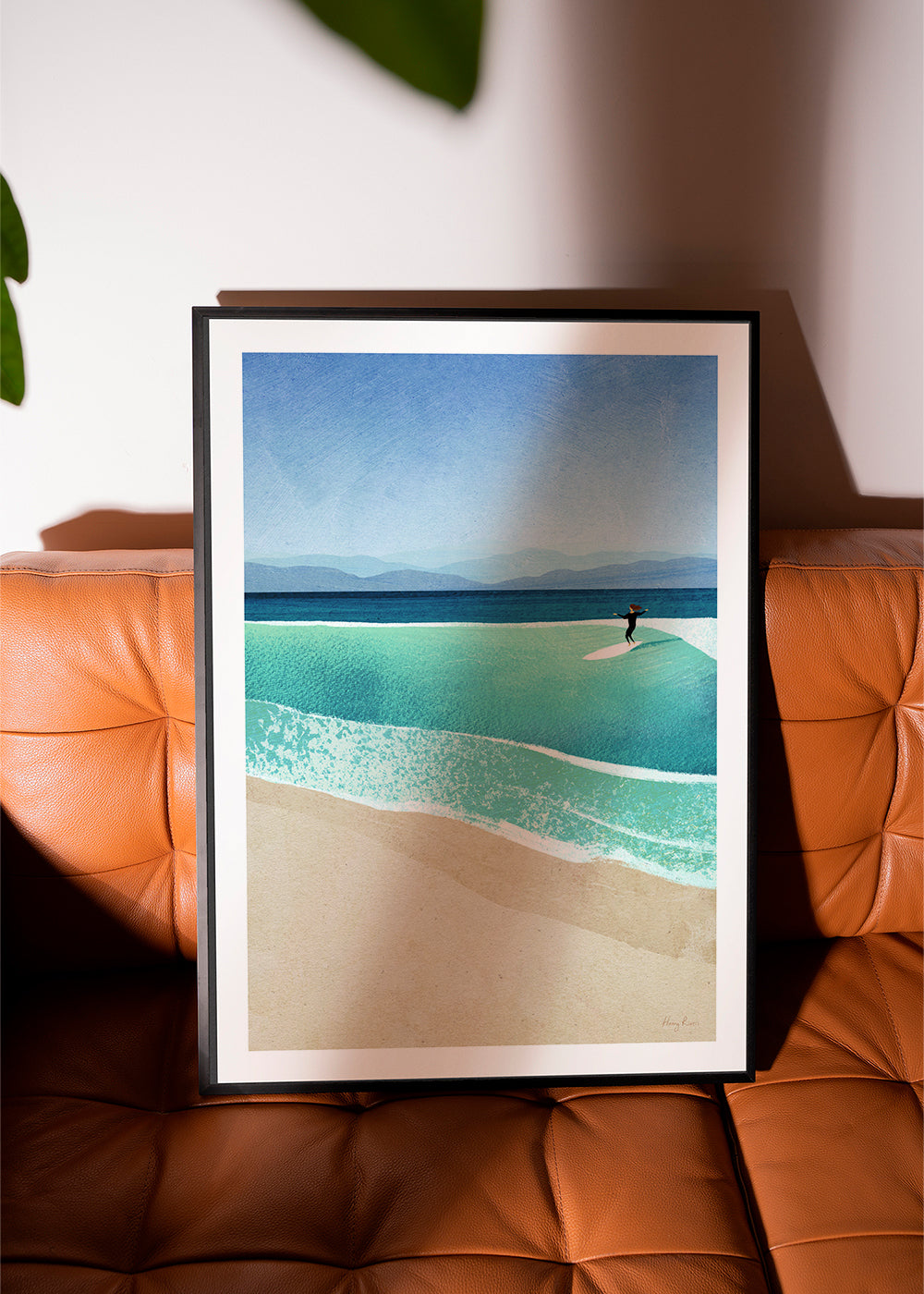 Landscape art Surfing the perfect wave