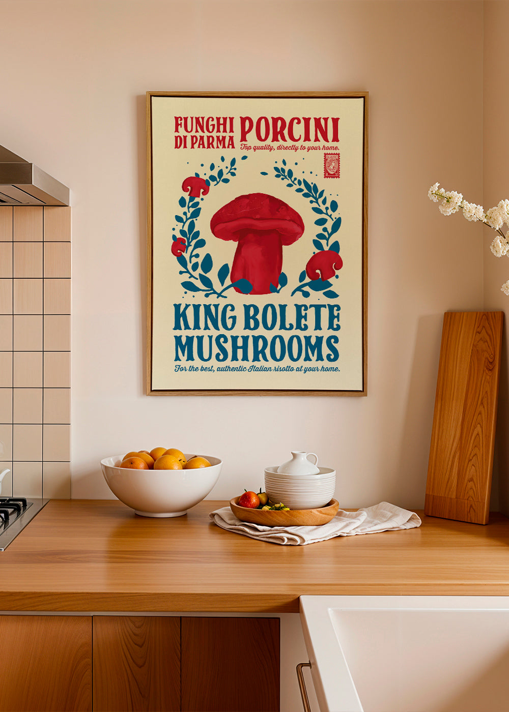 Porcini kitchen print - Dionisis Gemos 