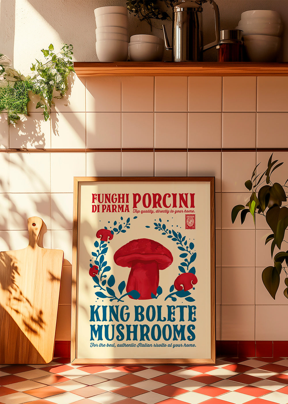 Porcini kitchen print - Dionisis Gemos 