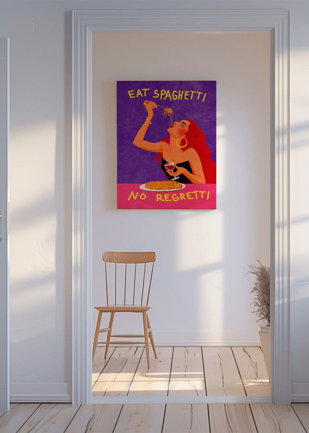 Eat spaghetti no regretti - Raissa Oltmanns 