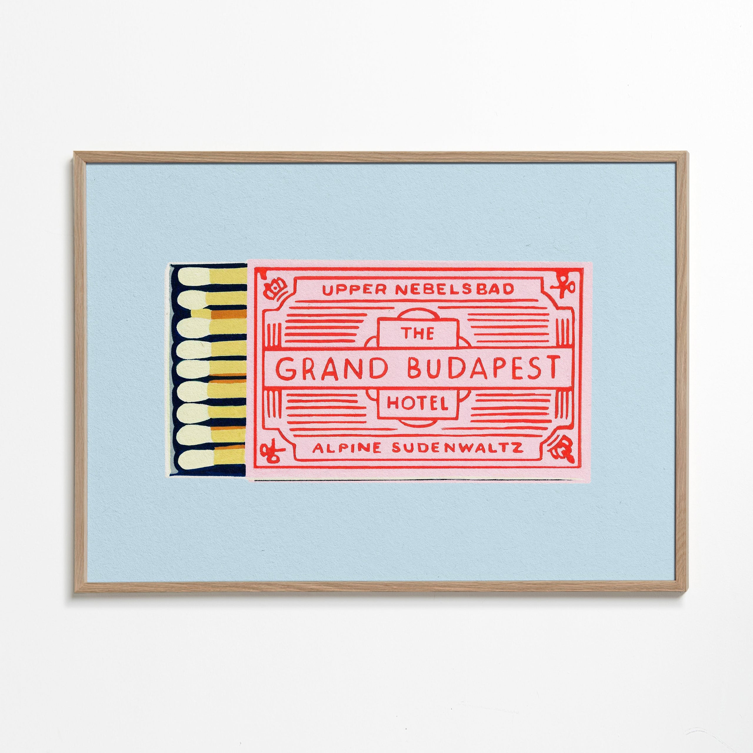 The Grand Budapest Hotel Poster - Studio Mandariini 
