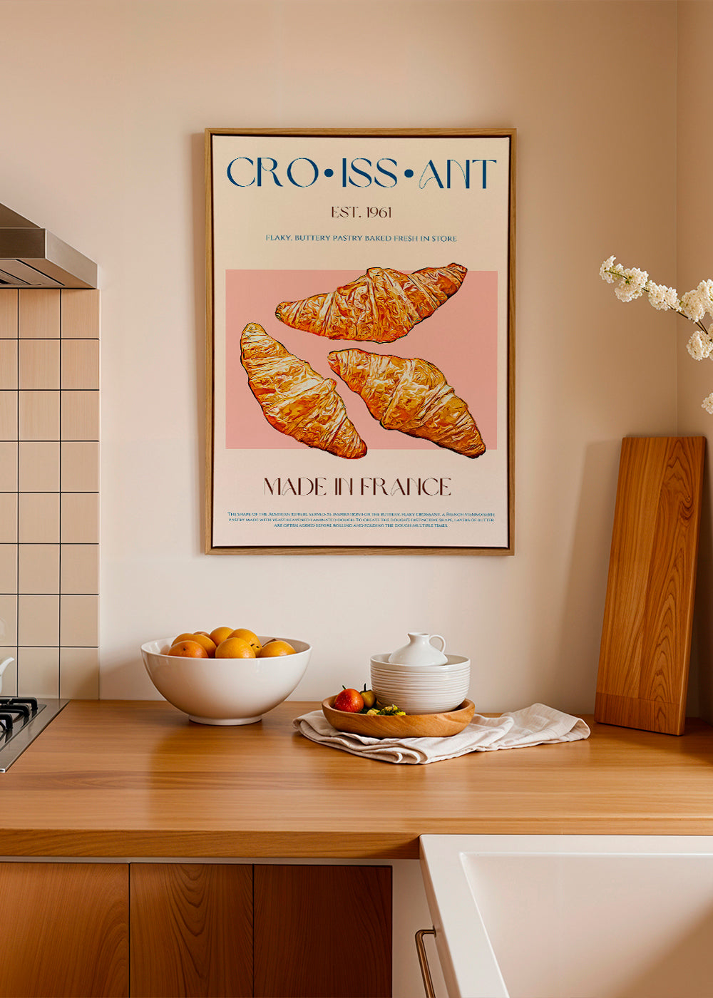 Croissant Print - Nazma Khokhar 