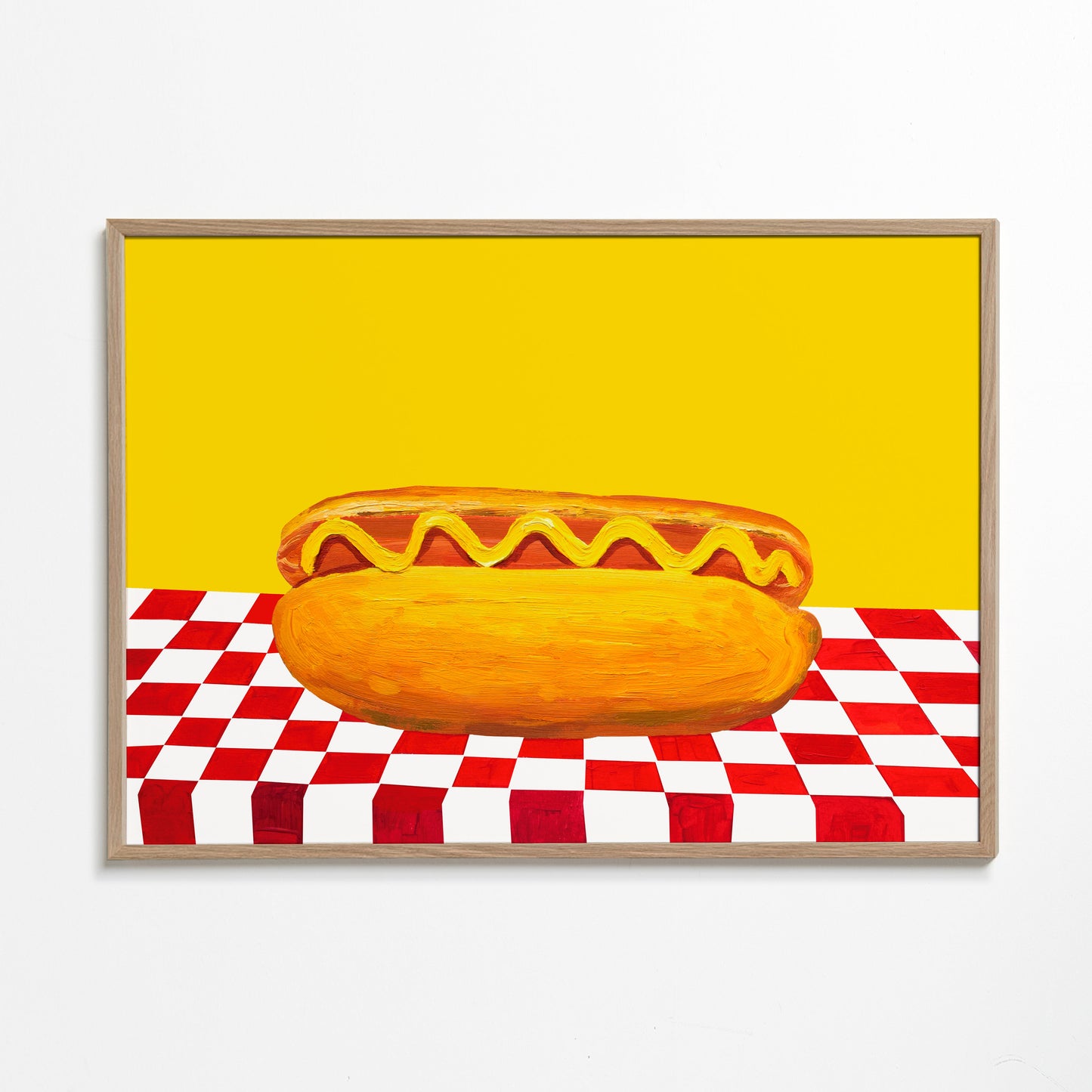 Hot Dog With Mustard Red Check Yellow - Alice Straker 