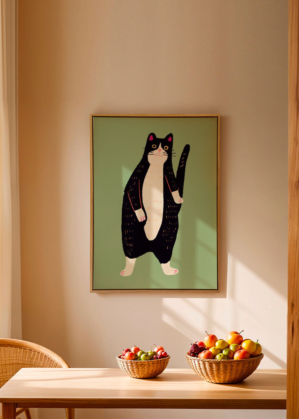 Black and white cat 02 - Little Dean 