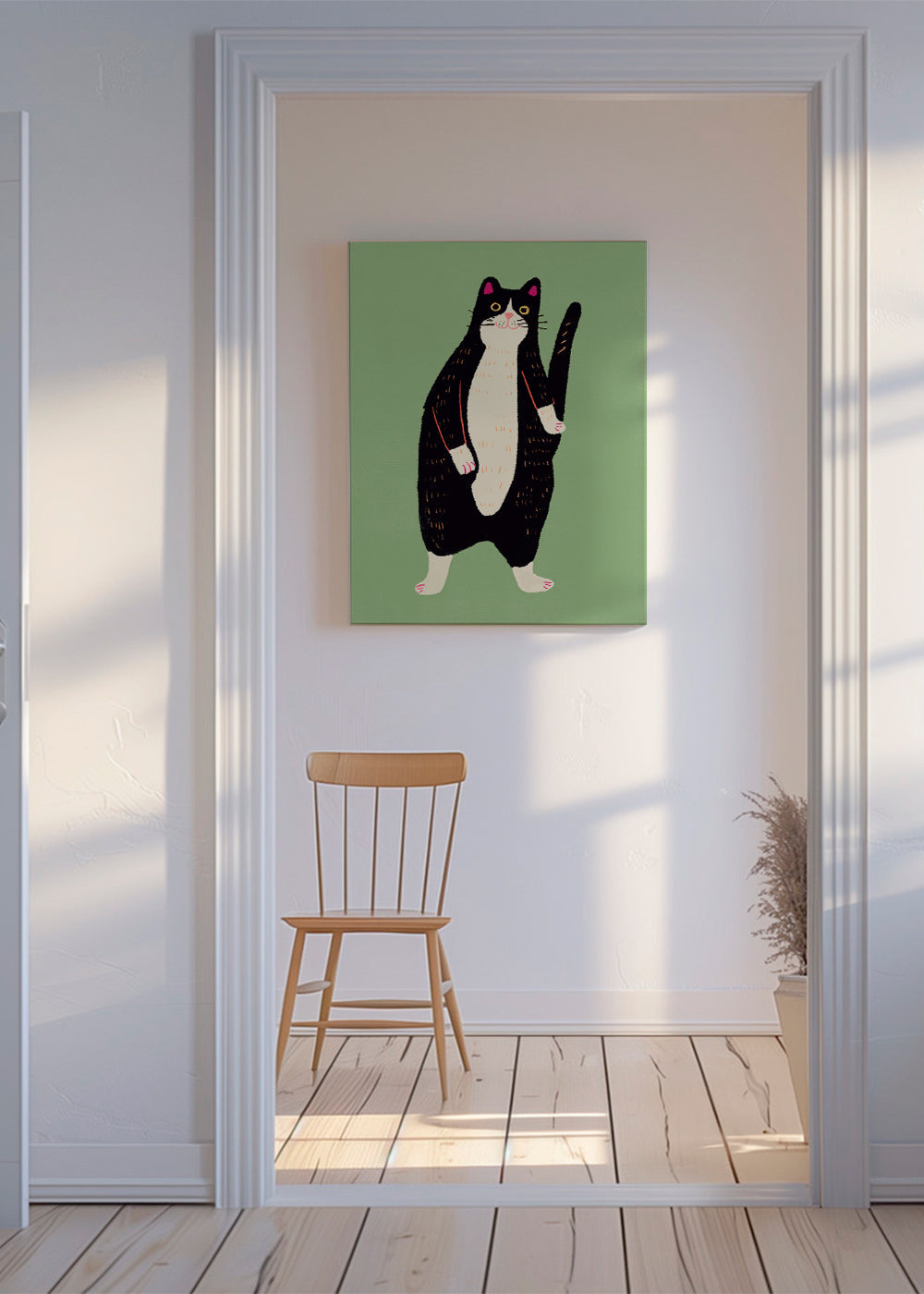 Black and white cat 02 - Little Dean 