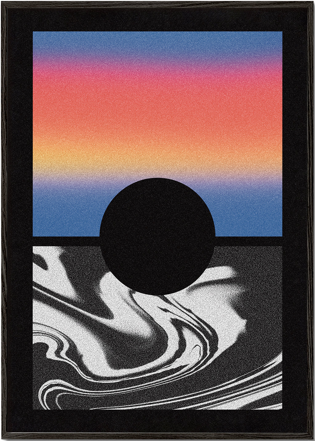 Black Worm Hole Gradient - Amy Louise Baker