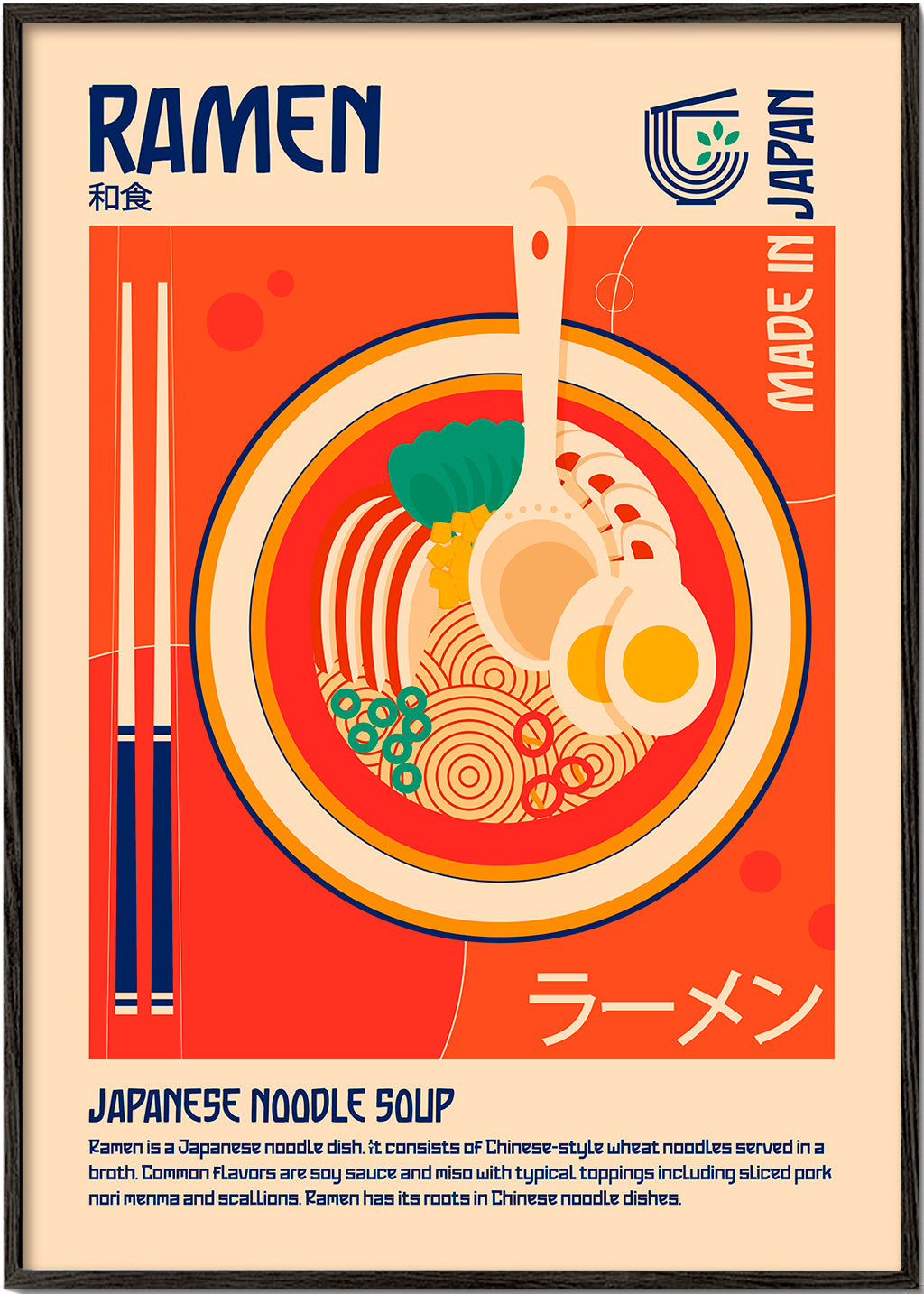 Ramen Japanese Food Print - Retrodrome  