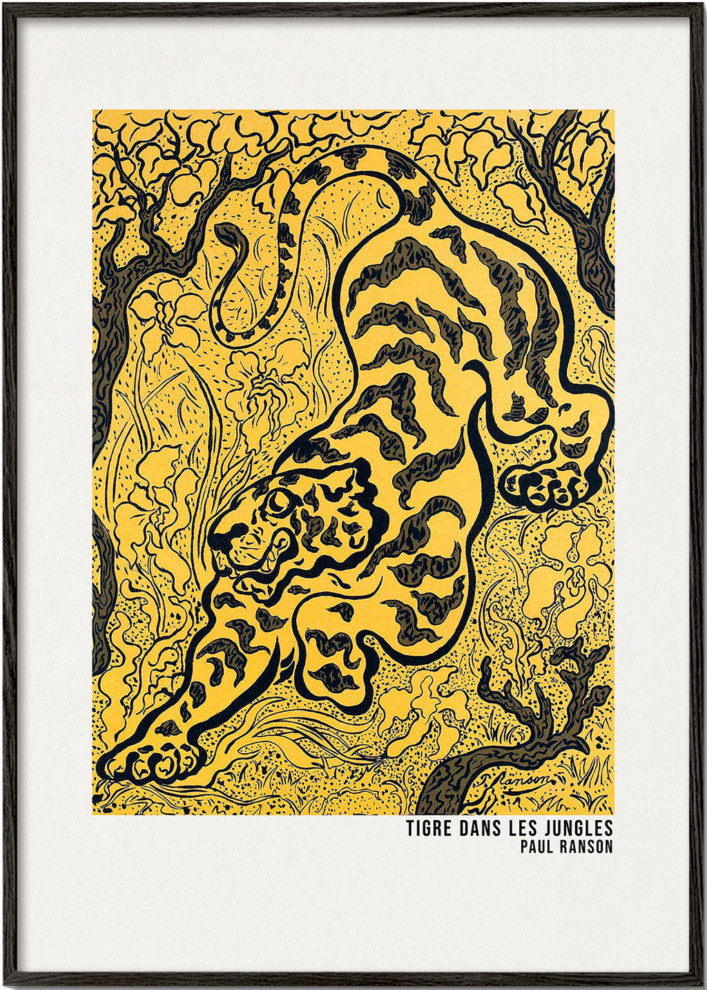 Tigre Dans Les Jungles Poster - Paul Ranson 