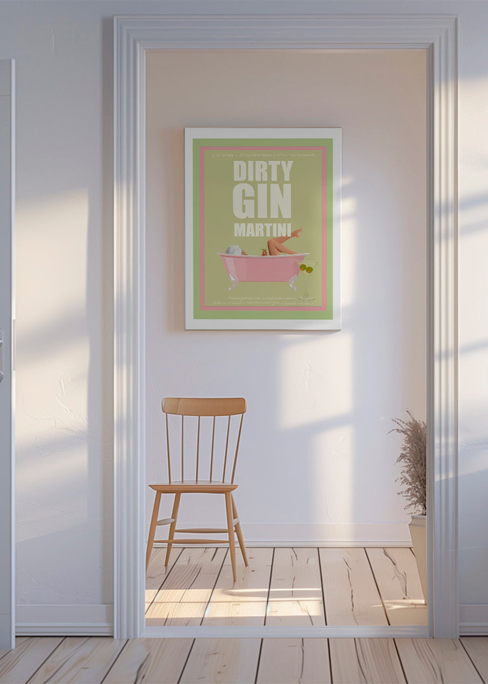 Jlr Cocktails- Dirty Gin Martini - Jenny Liz Rome