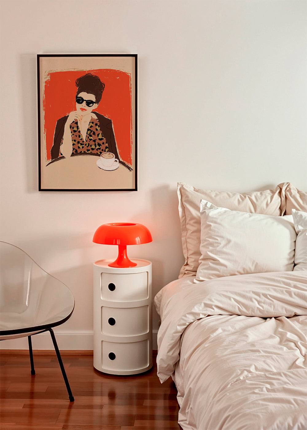 Illustration At the Café