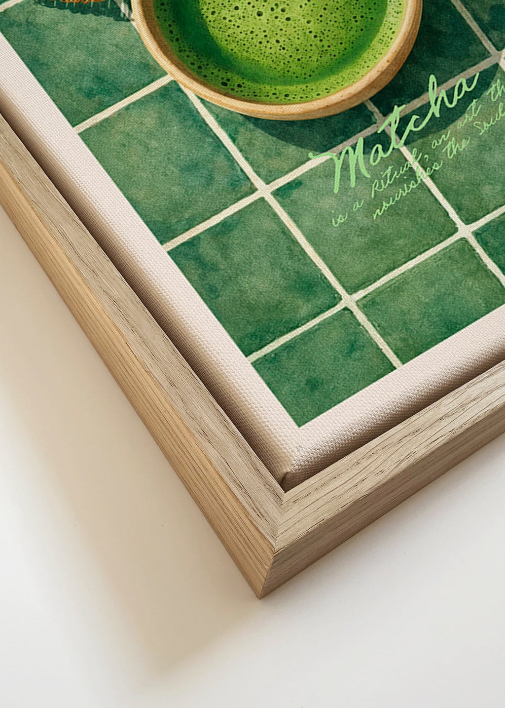Kitchen art: Matcha bowl composition