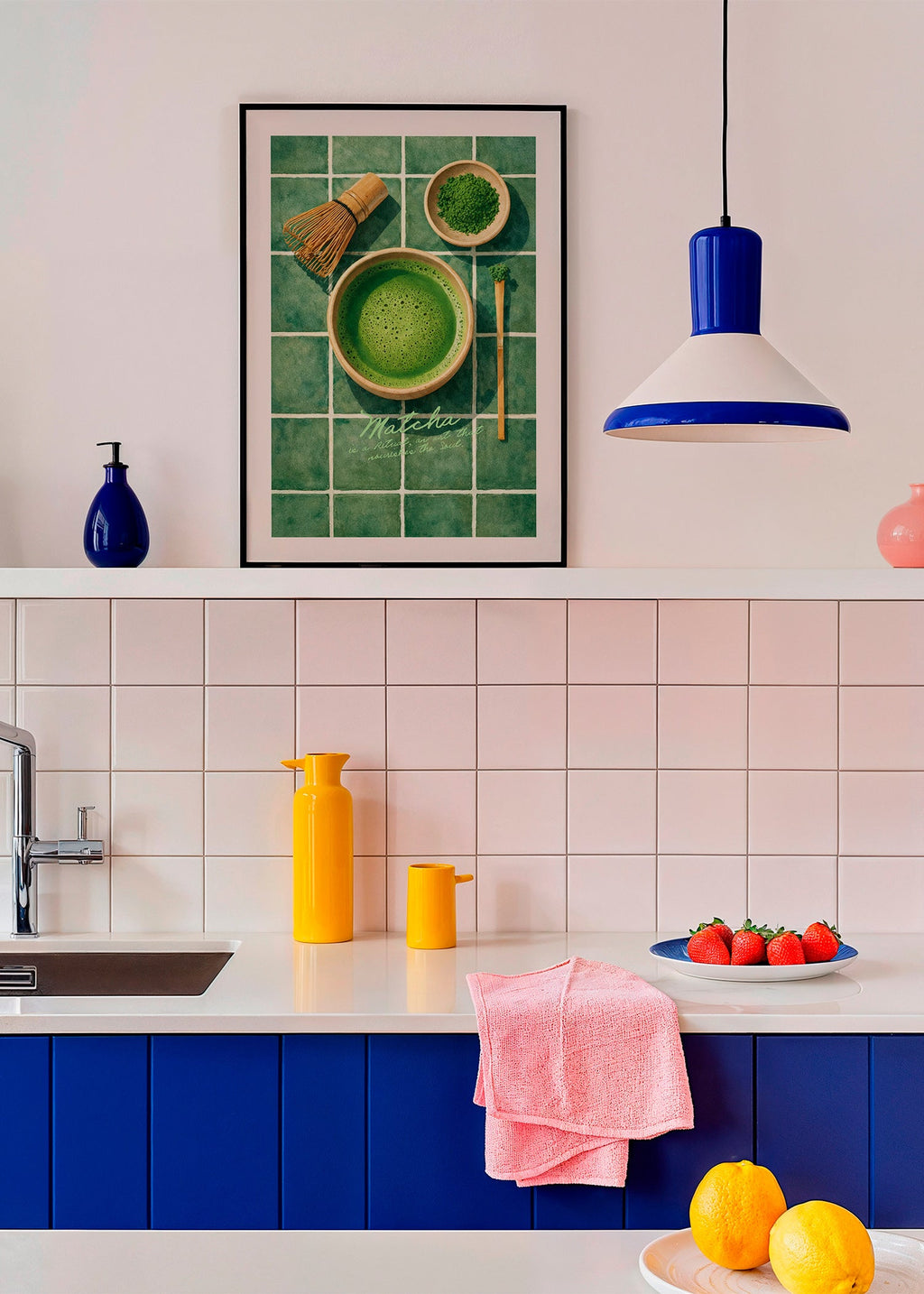 Kitchen art: Matcha bowl composition