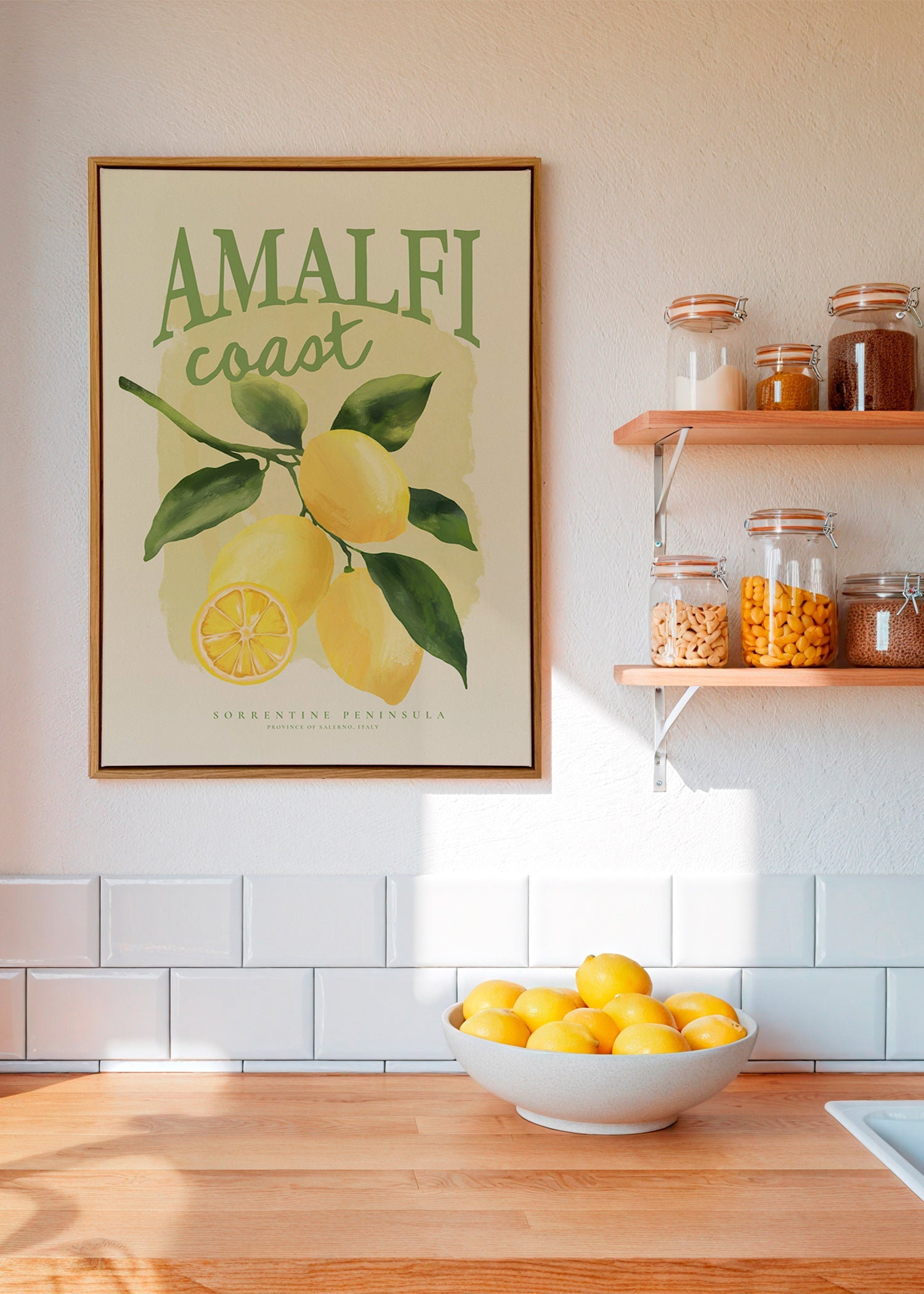 Botanical Amalfi lemon print