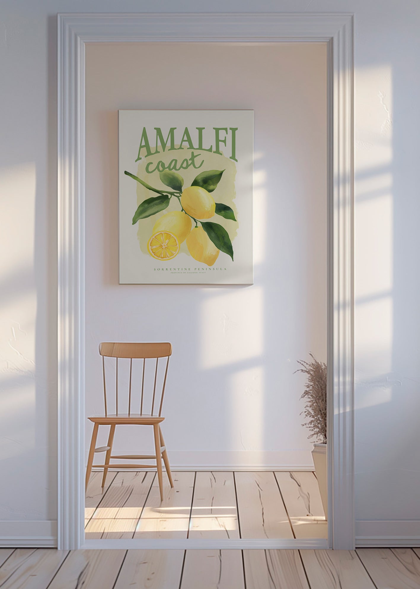 Botanical Amalfi lemon print