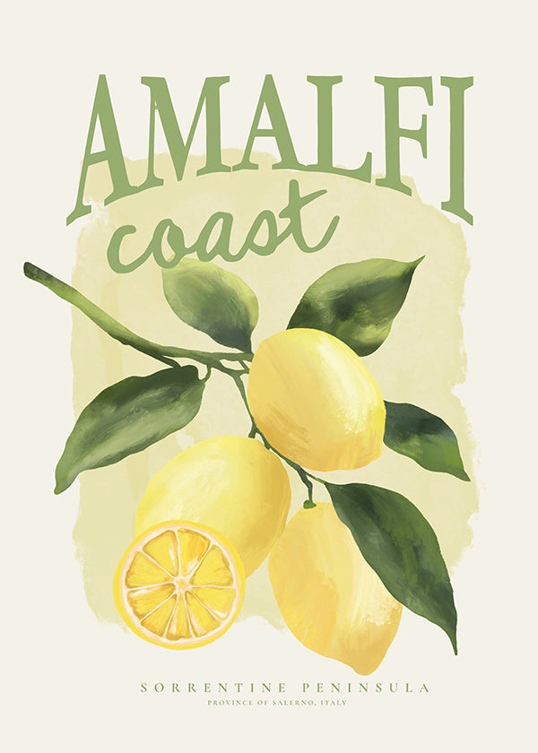 Botanical Amalfi lemon print