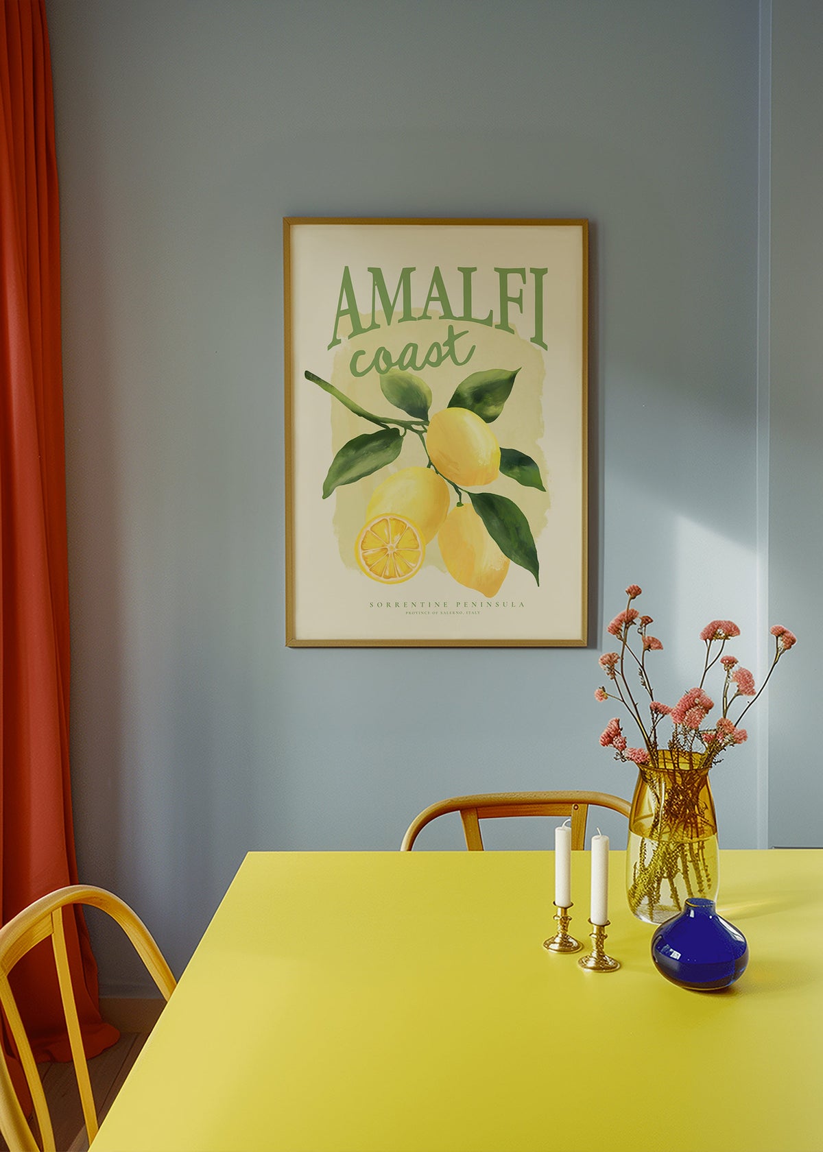 Botanical Amalfi lemon print
