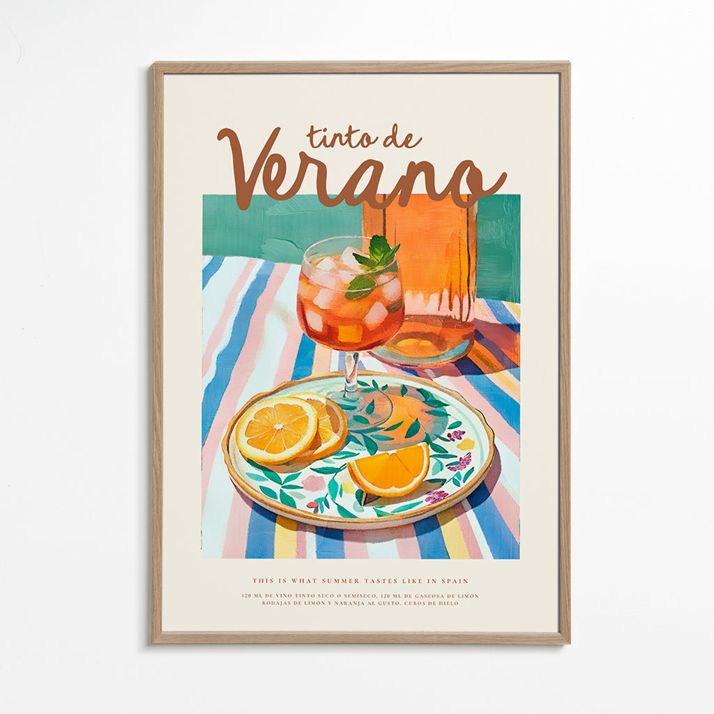 Kitchen art: summer tinto with citrus