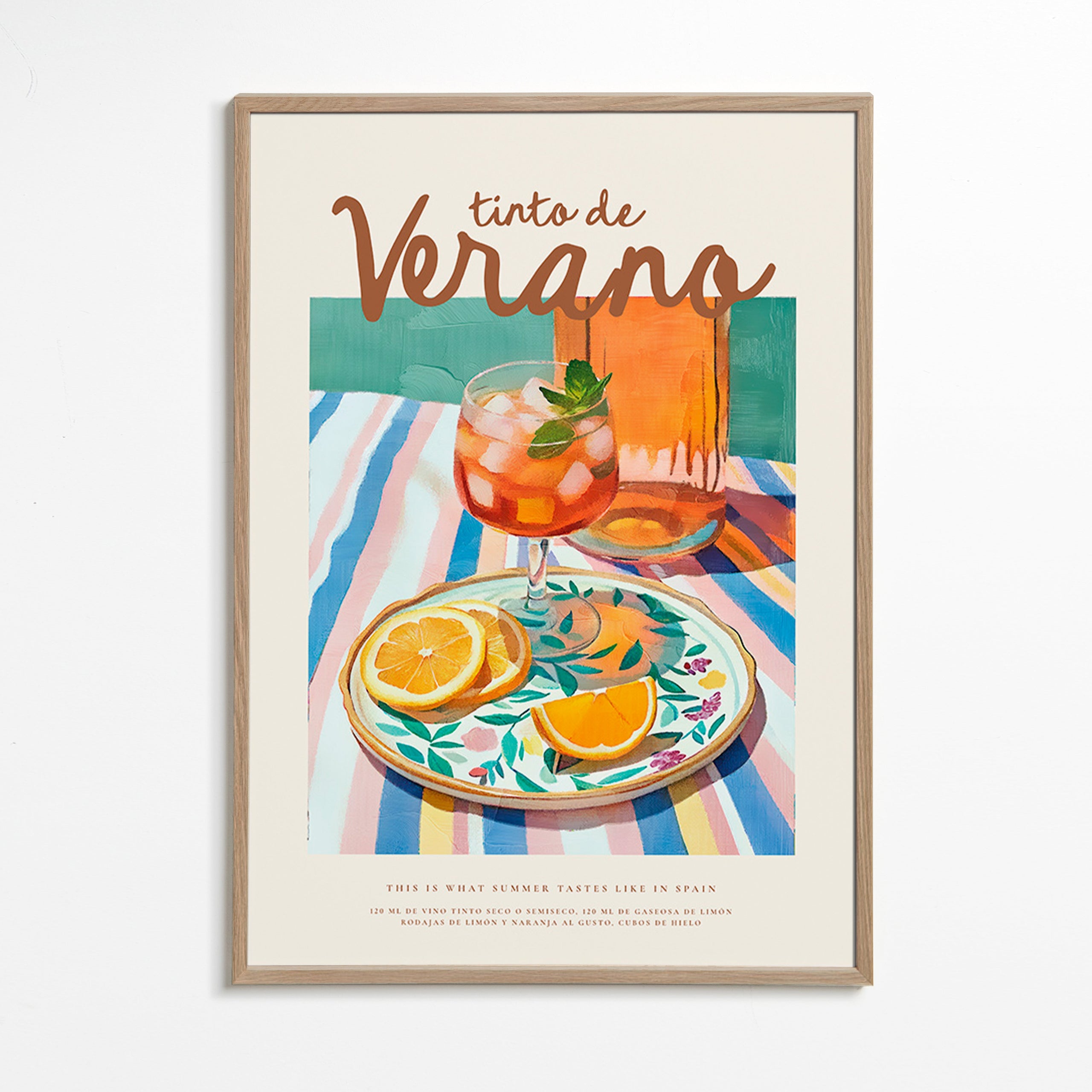 Kitchen art: summer tinto with citrus
