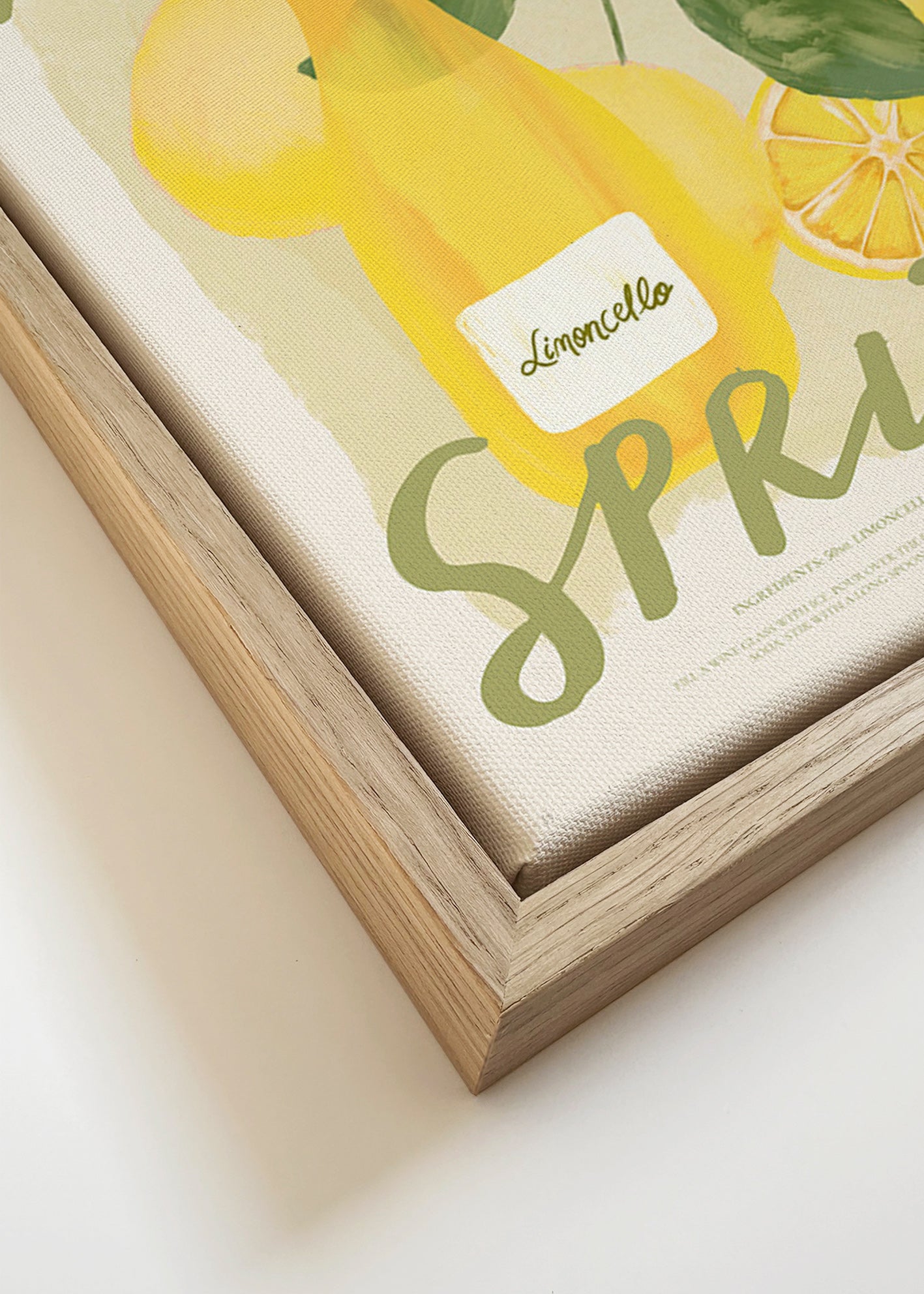Kitchen art Limoncello Spritz illustration