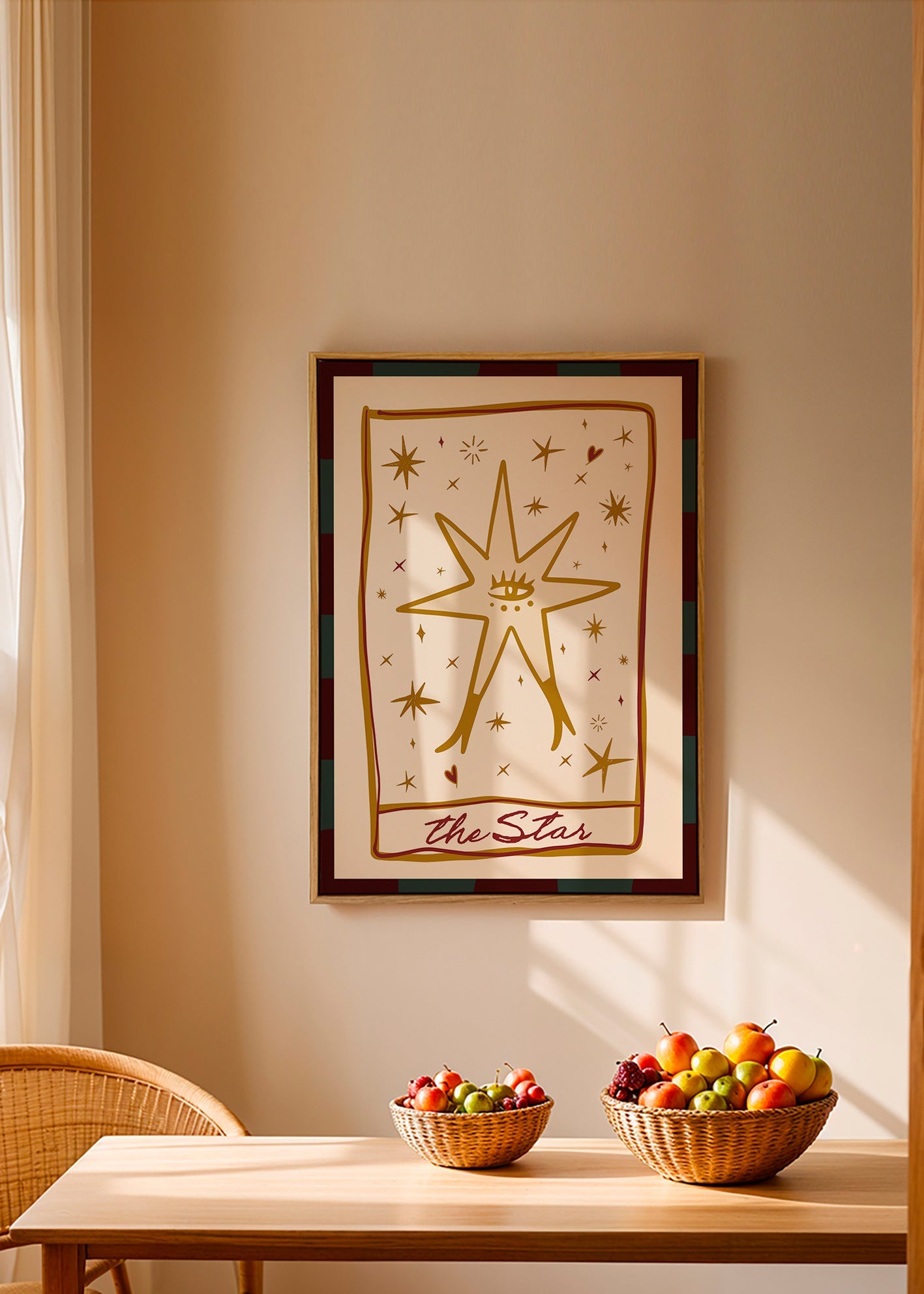 Illustration: Mystic Star with Central Eye