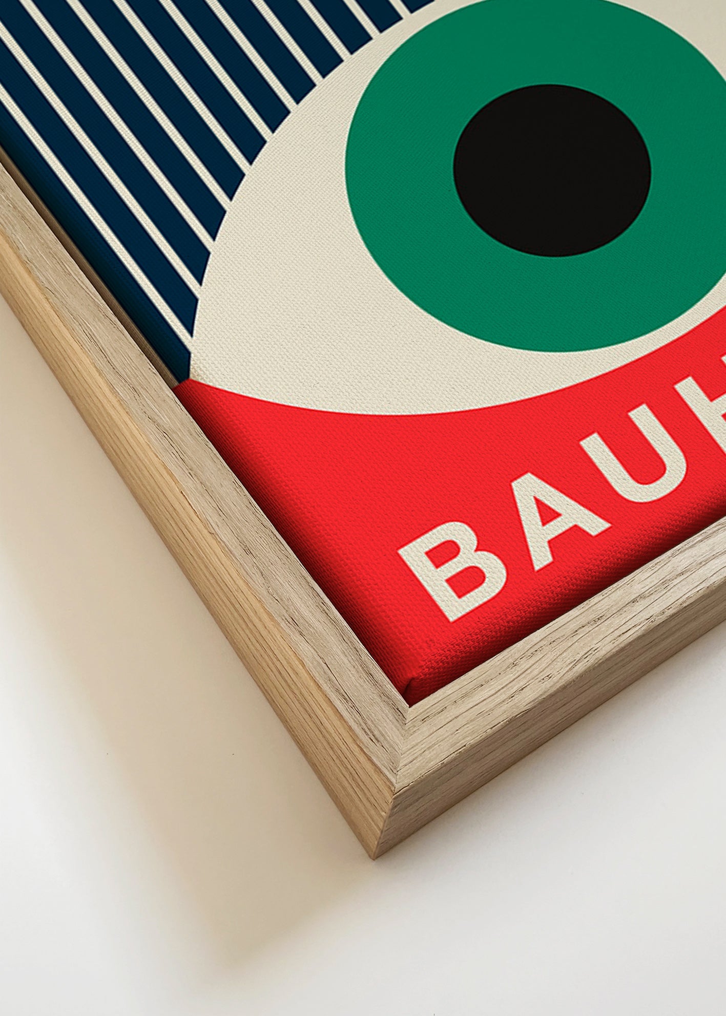 Bauhaus eye illustration poster