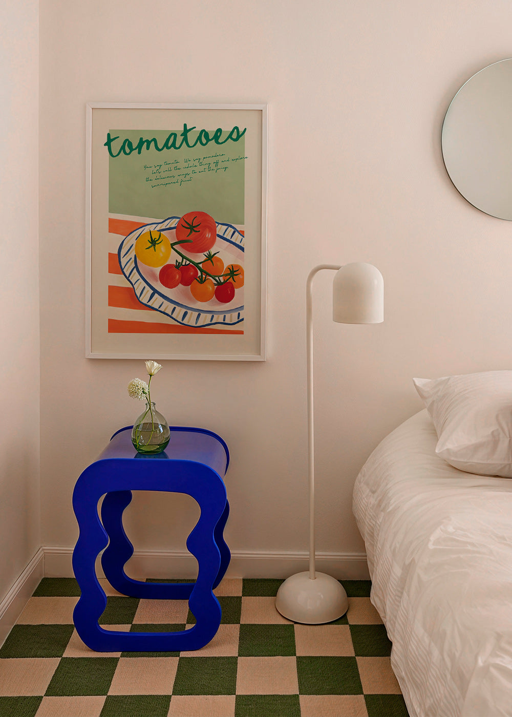 Kitchen art: tomatoes still life illustration