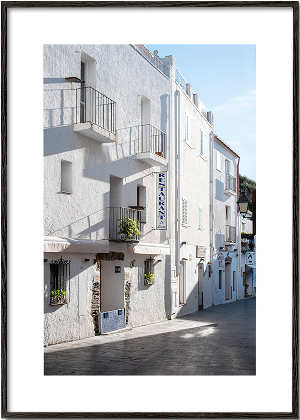 City art White coastal street