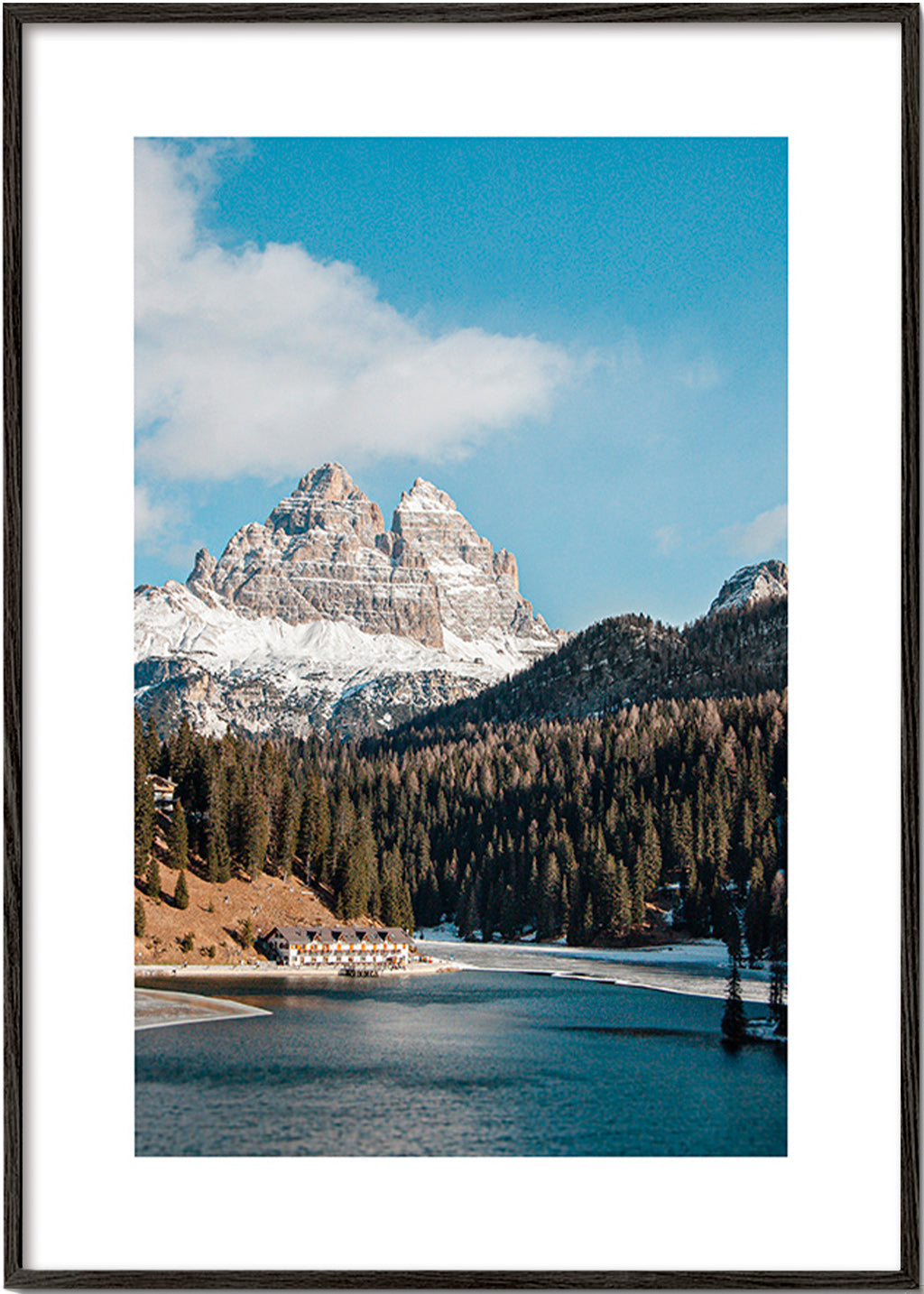 Mountain lake photograph