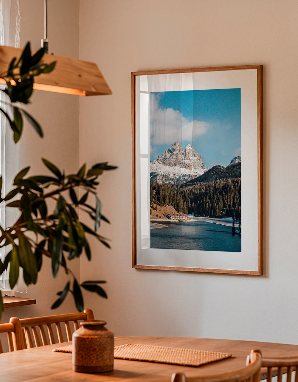 Mountain lake photograph
