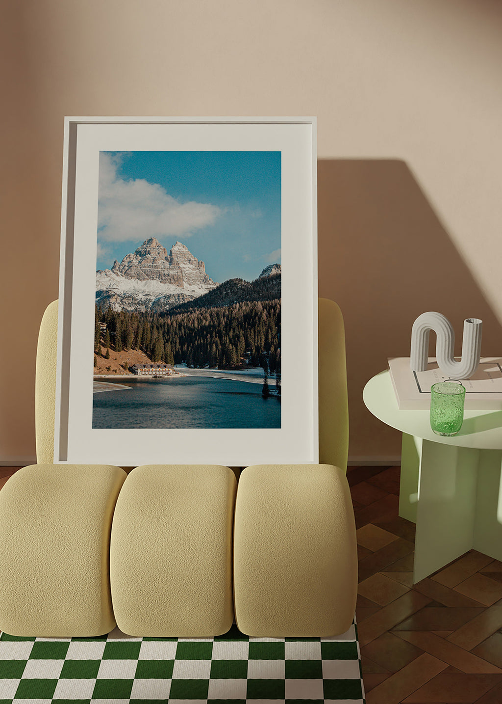 Mountain lake photograph