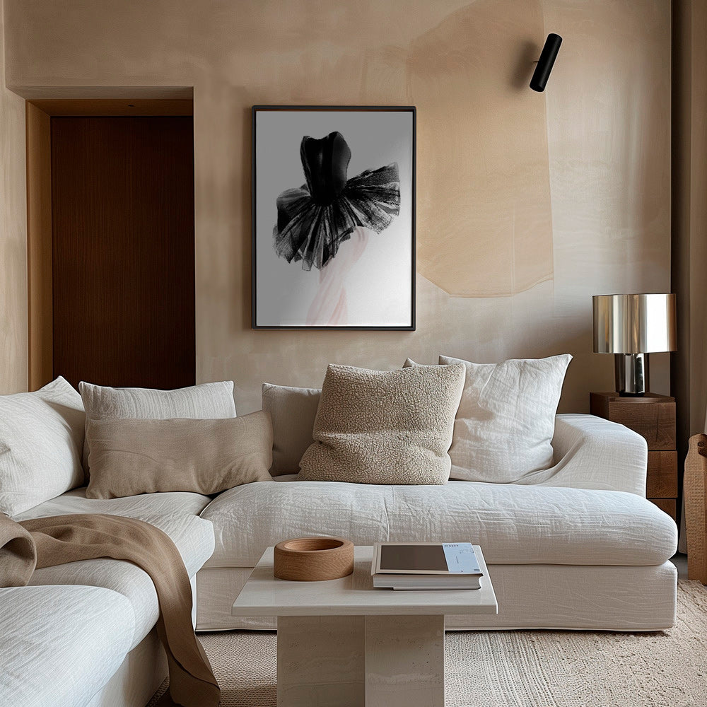 Fotografía de bailarina en tutu negro – Canvas2