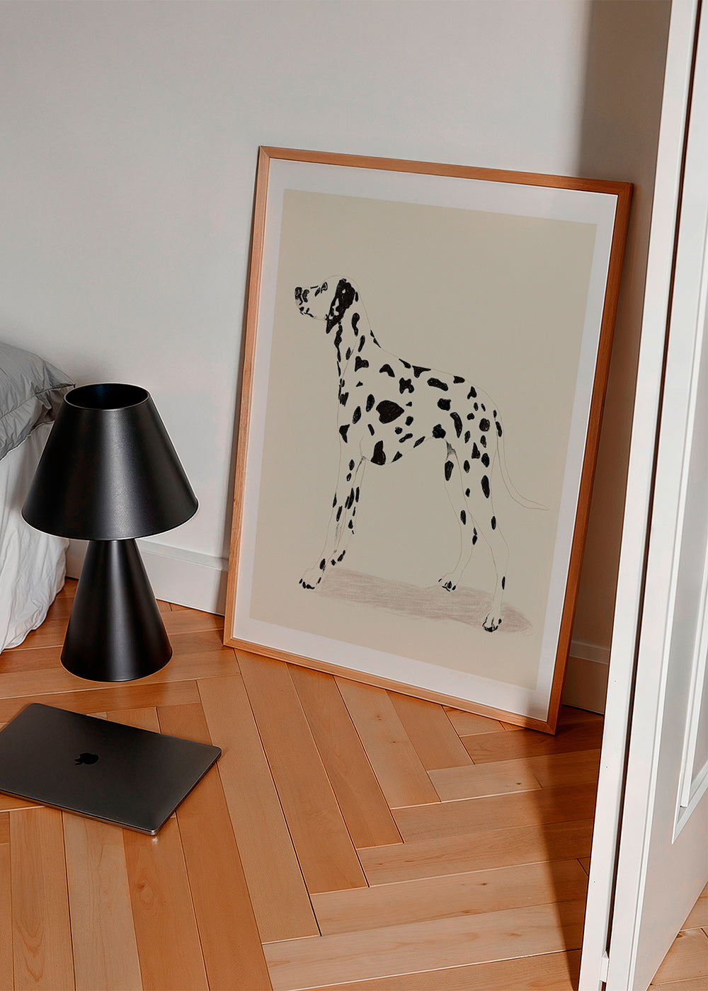 Cuadro dálmata ilustración minimal – Product2