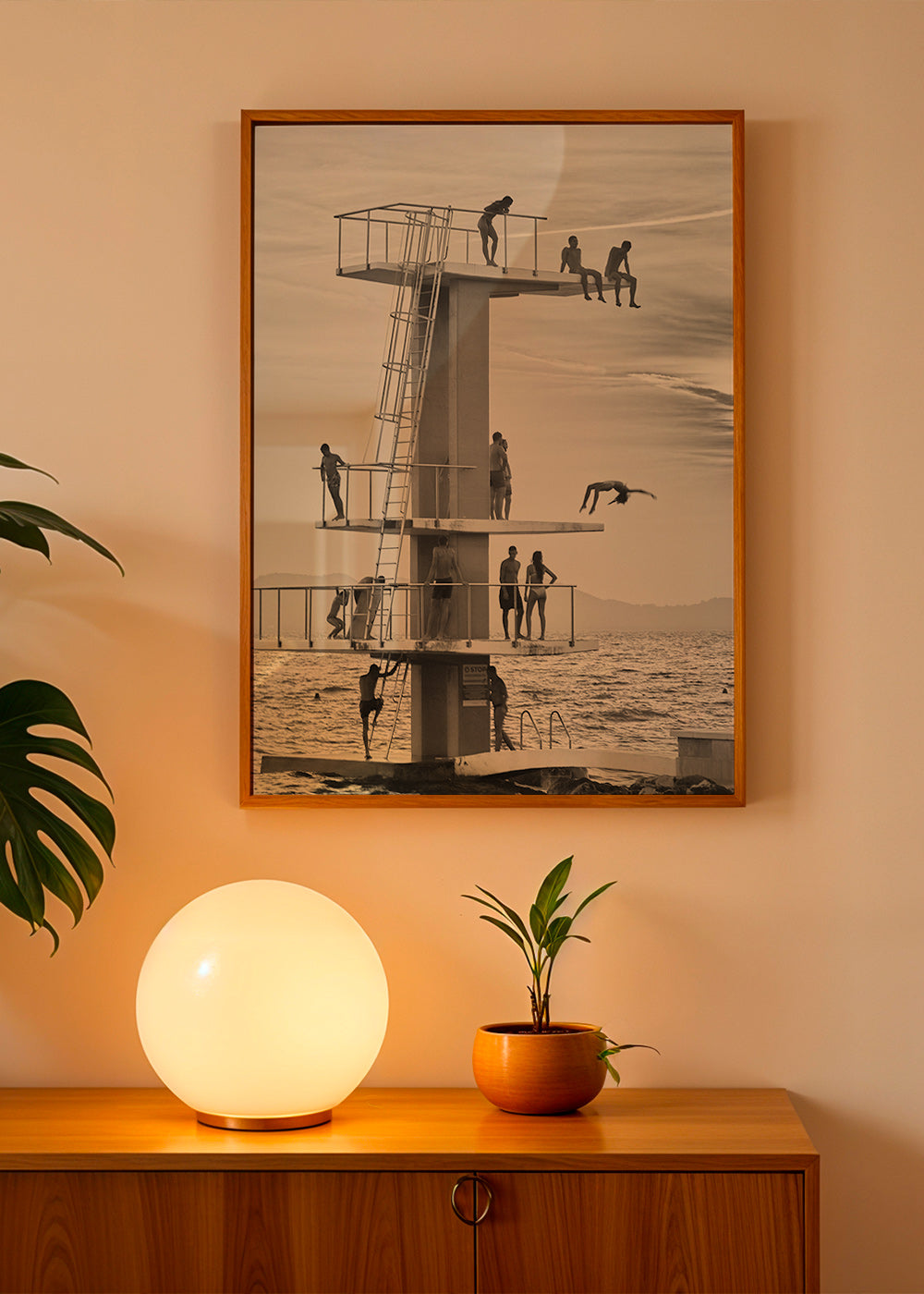 Fotografía de trampolín y saltos en costa – Product1