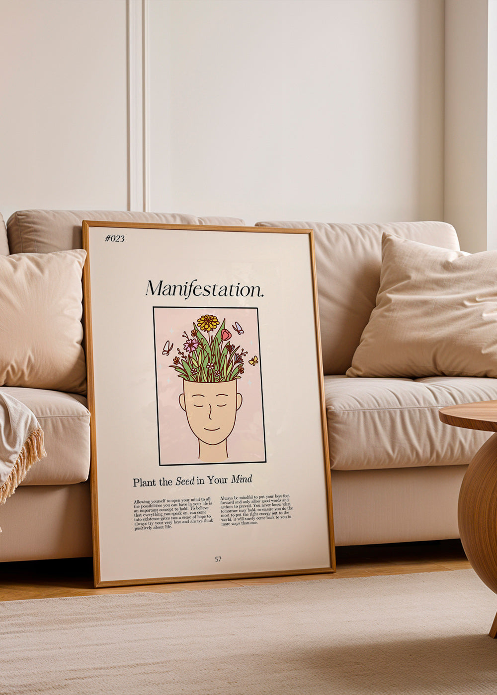 Ilustración cabeza con plantas – Product3