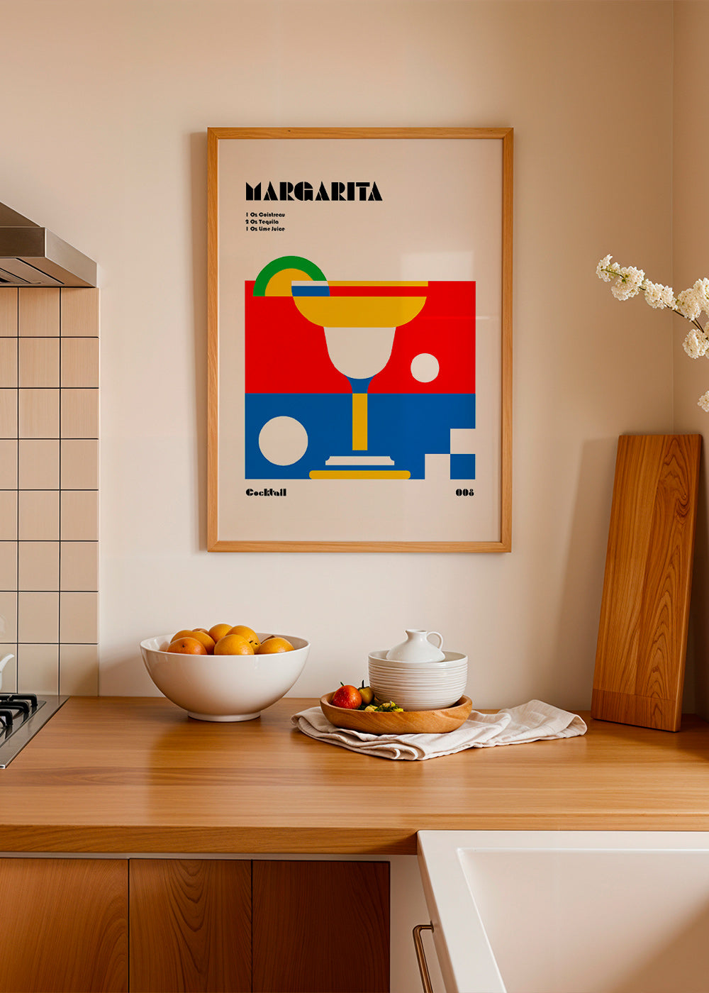 Cuadro de cocina Margarita estilo Bauhaus – Product1