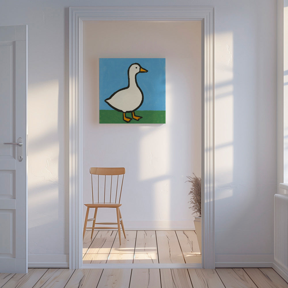 Cuadro ganso ilustrado – Canvas