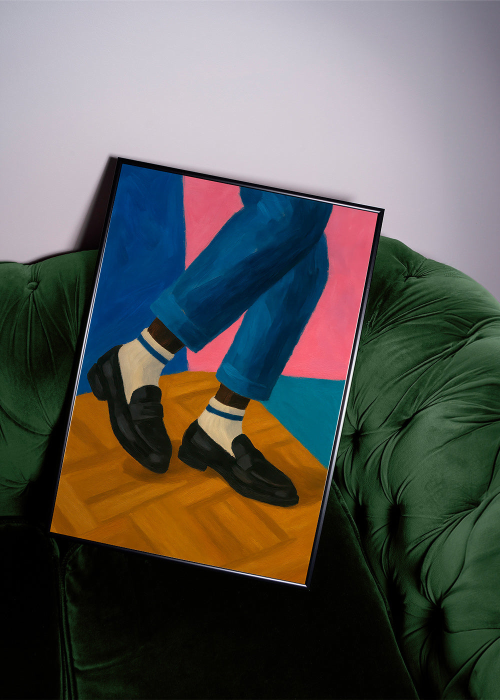 Ilustración de loafers y calcetines a rayas – Product3