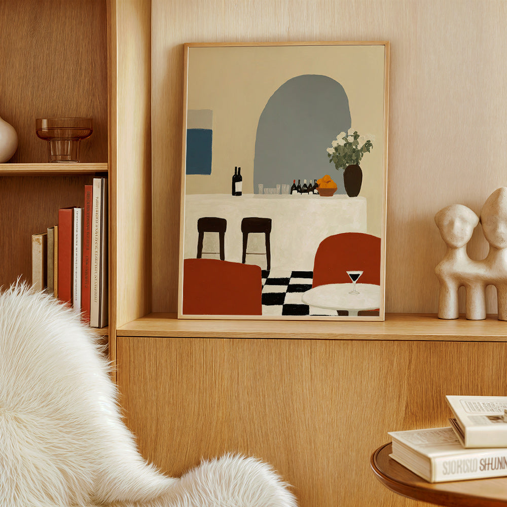 Cuadro de cocina con arco y barra minimalista – Product2